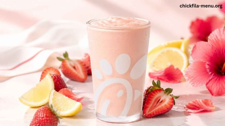Chick-fil-A Strawberry Hibiscus Frosted Lemonade image