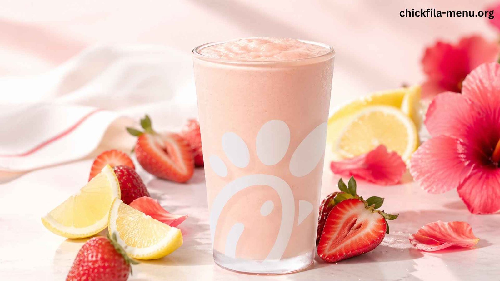 Chick-fil-A Strawberry Hibiscus Frosted Lemonade image