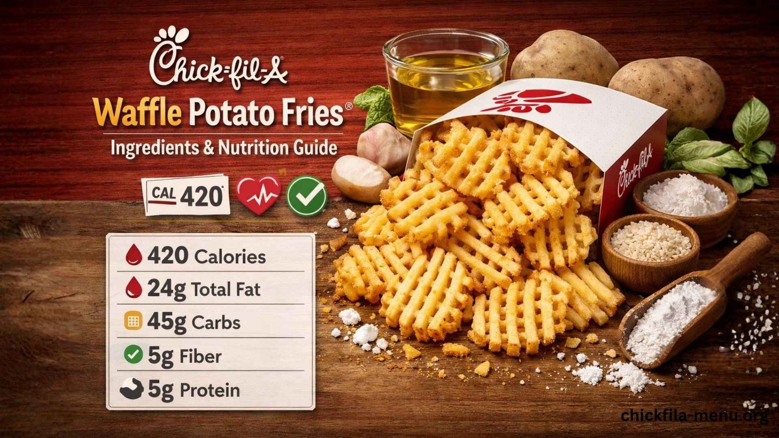 Chick-fil-A Waffle Potato Fries image