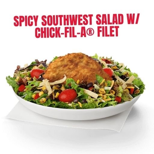 SPICY SOUTHWEST SALAD w Chick-fil-A® Filet image