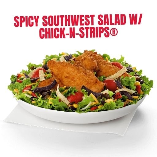 SPICY SOUTHWEST SALAD w Chick-n-Strips® image