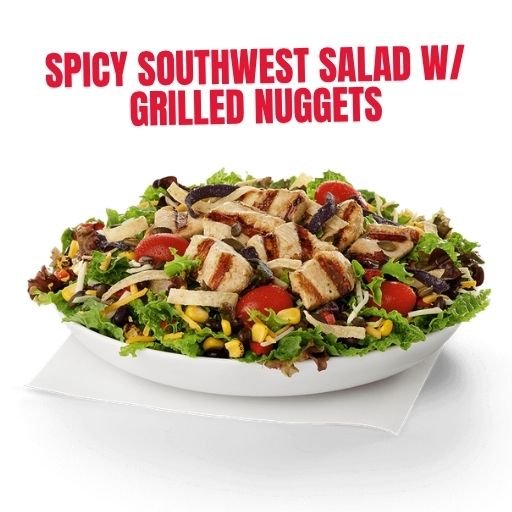 SPICY SOUTHWEST SALAD w grilled NUGGETS image
