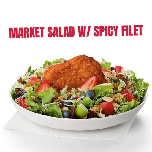 market SALAD w spicy Filet image