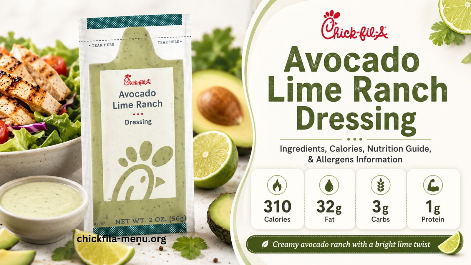 Chick-fil-A Avocado Lime Ranch Dressing