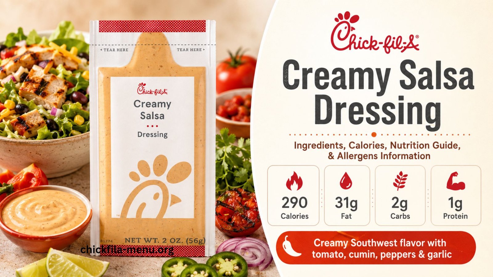 Chick-fil-A Creamy Salsa Dressing