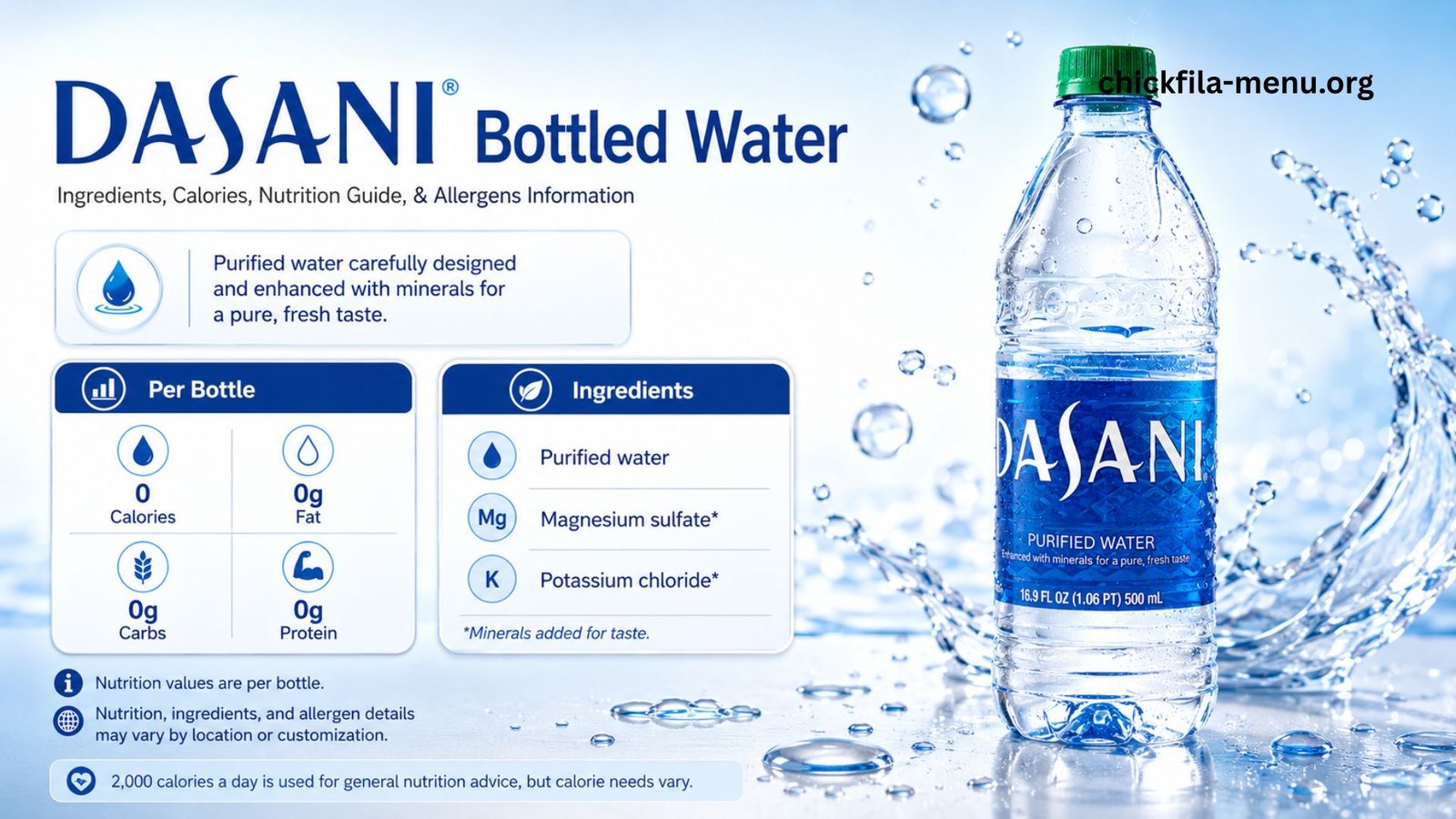 Chick-fil-A DASANI® Bottled Water
