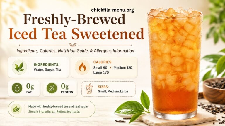 Chick-fil-A Freshly-Brewed Iced Tea Sweetened image