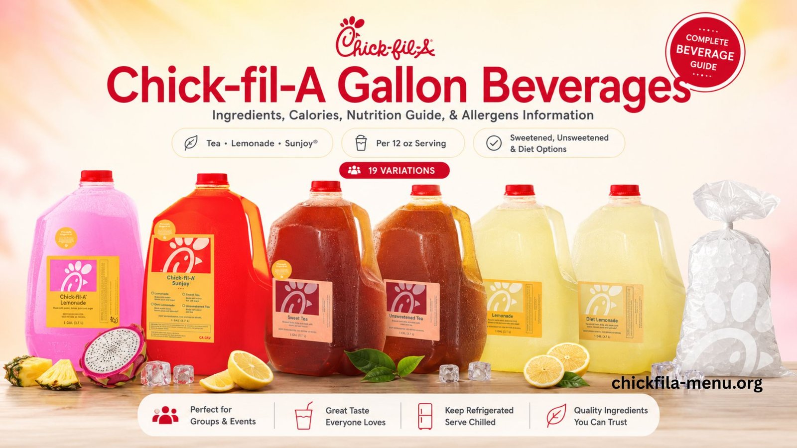 Chick-fil-A Gallon Beverages