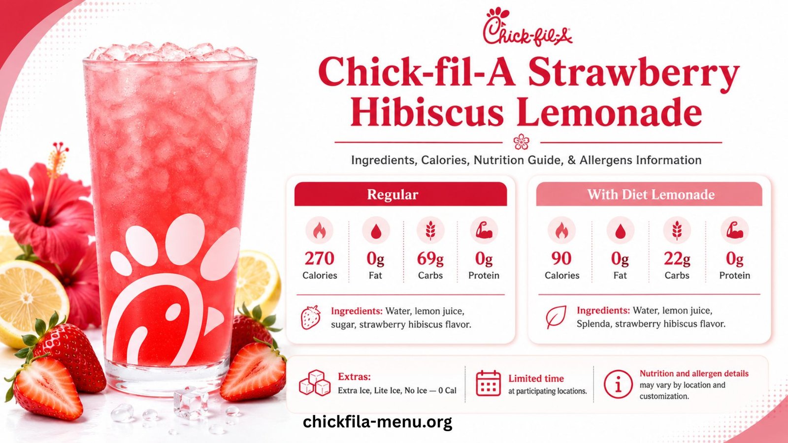 Chick-fil-A Strawberry Hibiscus Lemonade