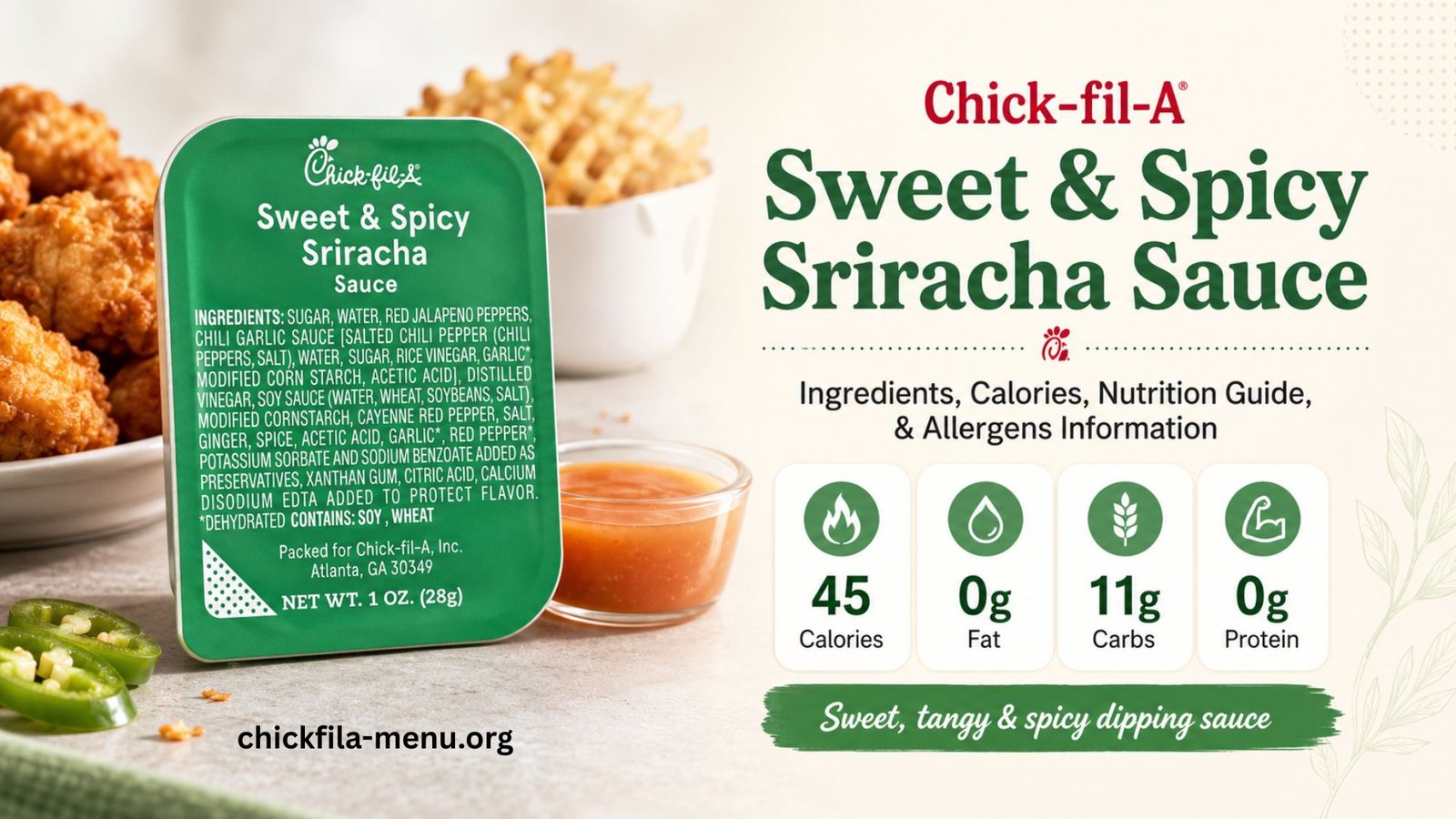 Chick-fil-A Sweet & Spicy Sriracha Sauce