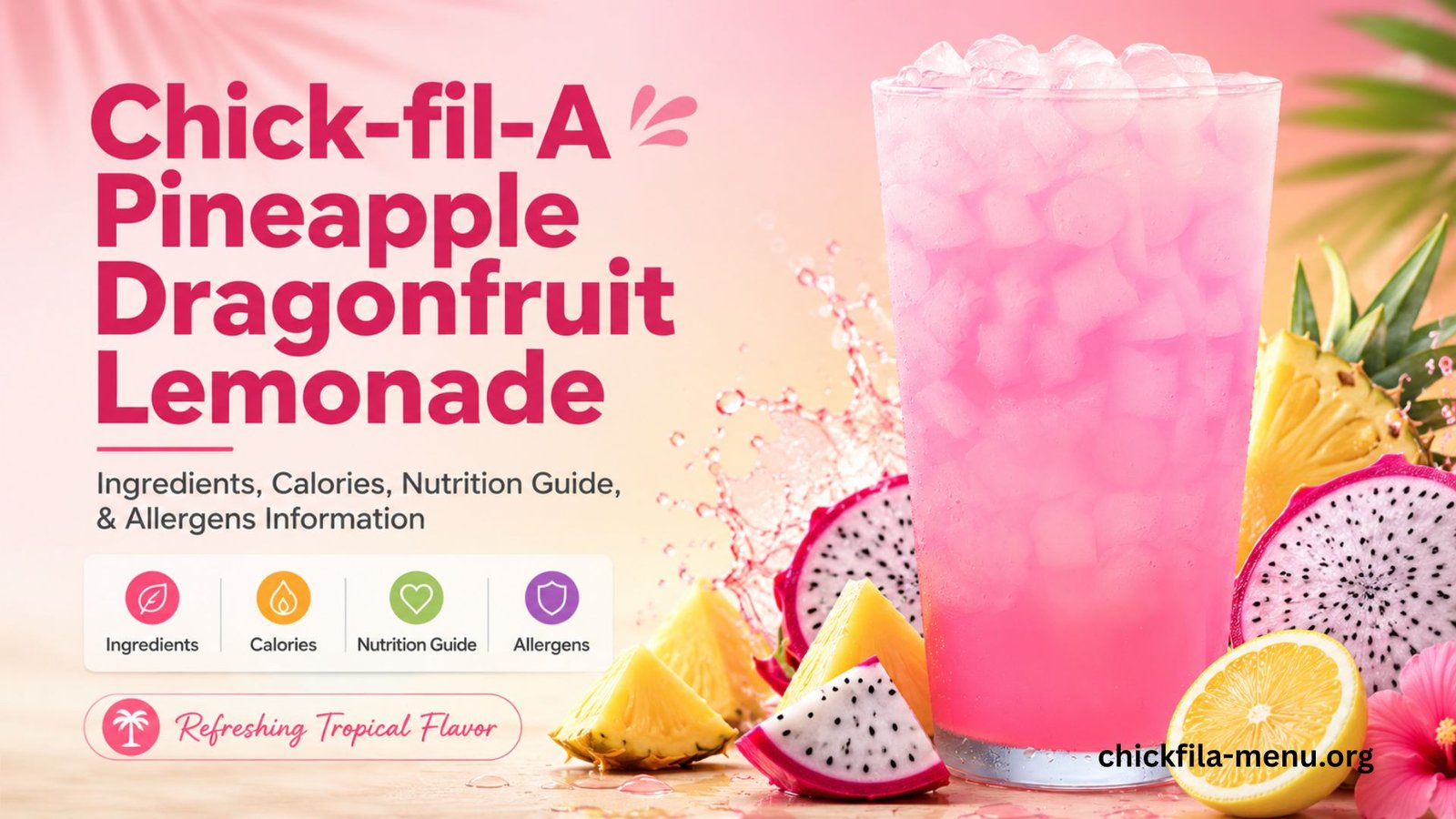 Pineapple Dragonfruit Lemonade